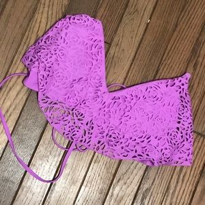 Bright purple bathing suit top!!